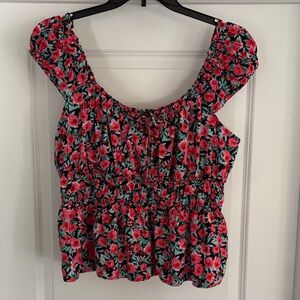 Floral Print Women's Top
